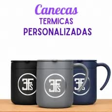 Caneca Térmica Personalizada 350ml – Escolha Seu Nome