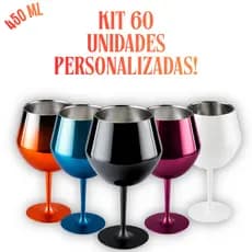 Taça KIT 60 Taças Térmicas Personalizadas, nome logos e profissões