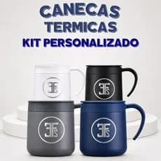 Kit Canecas Térmicas Personalizadas 5, 10, 15, 20 Unidades – Nomes, Times, Logos