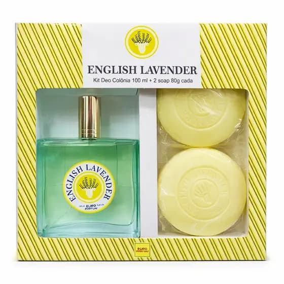 Perfume Europarfum English Lavender 100ml + 2 Sabonetes Vegano