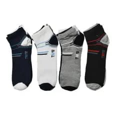 Kit 3-6-12 Pares Meias Masculina  Cano Médio Soquete Estampadas 40-46
