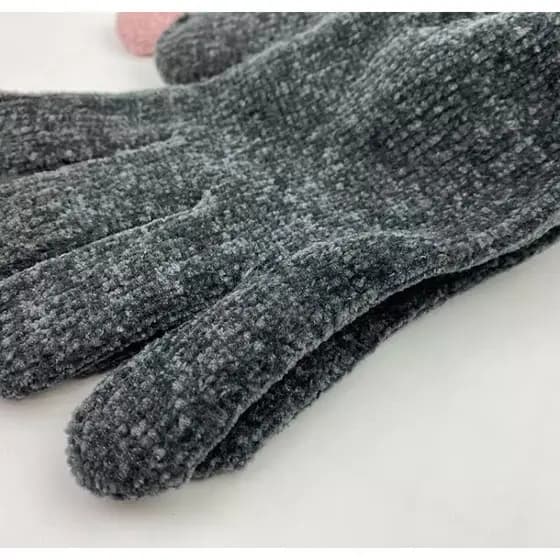 Luvas de chenile Masculina Feminina Inverno Quente(xnest)