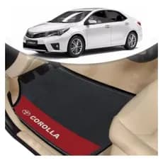 Tapete Borracha Automotivo Toyota Corolla Lado Vermelho Top