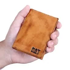 Carteira Masculina em couro Cat Caterpillar porta cartões e cnh