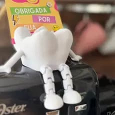 Porta Cartão Odontologia - Porta Cartão Dente - Consultório Odontológico