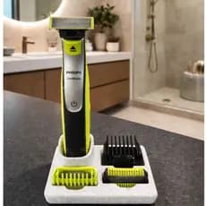 🧔✨ Porta Barbeador Elétrico Philips One Blade e Lâminas – Organizador de banheiro