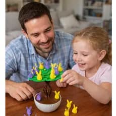 🐣 Jogo de Equilíbrio Coelho de Páscoa | Brinquedo Divertido Infantil | Presente Diferente | Presente educativo
