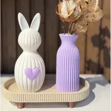 Páscoa decorada | Decoração moderna e clean | Coelho da Páscoa | kit presente