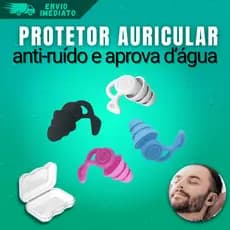 Tampão Ouvido Par 3 Camadas Antiruído Plug Dormir Natação Estudos Trabalho Protetor Auricular