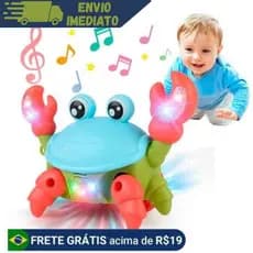 Caranguejo Fujão Brinquedo Siri Fujao Brinquedos Para Bebê Interativo Crianças Infantil Carangueijo