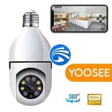 Câmera de Segurança WiFi IP Giratória com Visão Noturna Full HD 360°