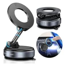 Suporte Magnético Para Celular Rotação 360° Dobrável Uso Universal