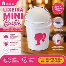 Lixeira Barbie
