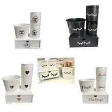 kit organizador 4 peças com pezinho, decoração! *escolha o modelo envie no chat*
