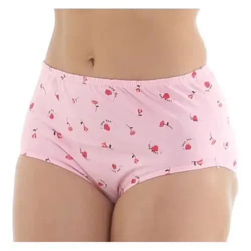 Calçola Estampada Cós Alto – Kit c/ 3 Unidades p/ Senhora | Algodão Confortável