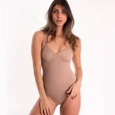 Body Modelador com bojo barriga zero reduz medida esconde gordura
