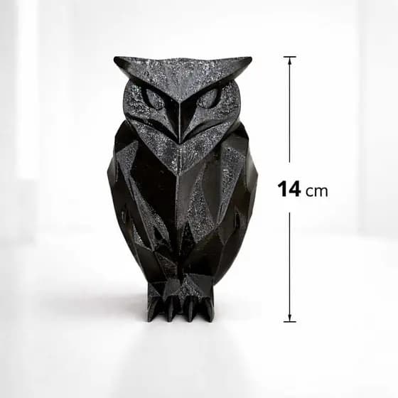 Coruja Estatua Decorativa Geométrica Moderna Elegância e Sofisticação, tendencia em Decoração Casa