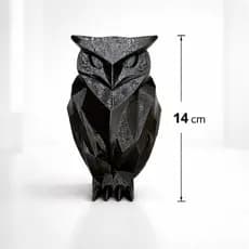 Coruja Estatua Decorativa Geométrica Moderna Elegância e Sofisticação, tendencia em Decoração Casa