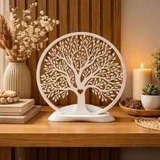Árvore da Vida Decorativa Moderna - Para sala, escritório, quarto Elegância Significado para Seu Lar