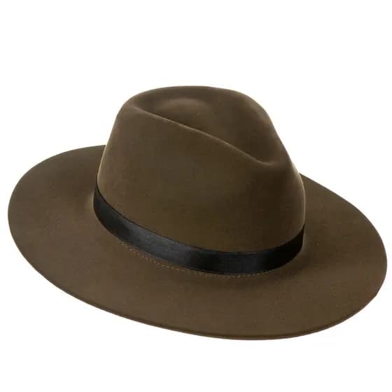 Chapéu Fedora de Feltro Clássico Aba Dura 7cm Masculino Várias Cores Verão