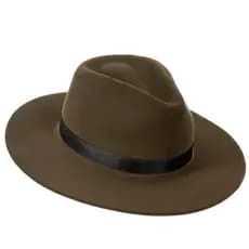 Chapéu Fedora de Feltro Clássico Aba Dura 7cm Masculino Várias Cores Verão