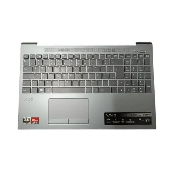 Carcaça Notebook Base Superior C/teclado Vaio Fe15 Pro Grey - Seminovo