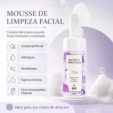 Mousse De Limpeza Facial Bello Charme Espuma Facial Limpeza Profunda Revitalizante