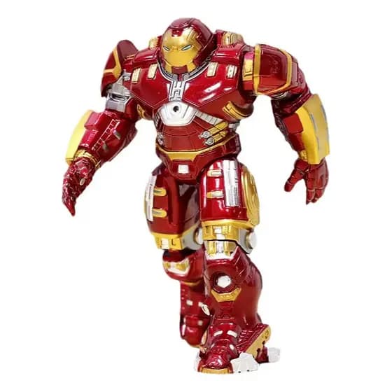 Boneco Hulkbuster Mark 44 Action Figure LED 16cm Vingadores Homem de Ferro Colecionável