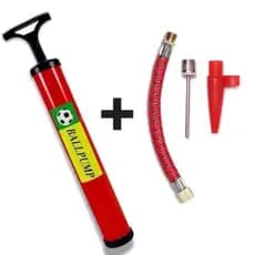 KIT Bomba De Encher Bola de Futebol Futsal Basquete Infláveis Boia Colete Bexiga Bolas Pilates