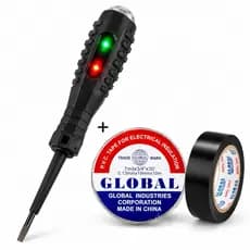 Caneta Detectora de Tensão com LED Colorido Testador de Voltagem e Identificador de Fase