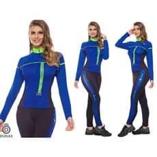 Conjunto Ciclismo MTB Speed Feminina Dunas Coração Floral