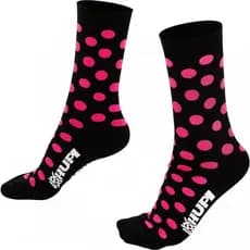 Meia Esportiva Bike  Triathlon Corrida Crossfit  Malhação - Hupi  Pedalém - DOTS ROSA