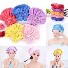 1 /  3 unidades Touca para seca cabelo Mágica Touca de Banho Absorvente Toalha de Microfibra