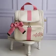 Mochila Maternida Bordado Luxo Menino l Menina l térmica e Impermeável