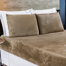 Jogo de Lençol Cama De Plush Solteiro 2 Peças Soft Toque Macio Flannel PROMOÇÃO
