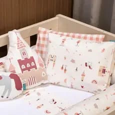 Fronha Avulsa Infantil Mini Berço 30cm x 40cm Menino | Menina 100% Algodão 200 Fios