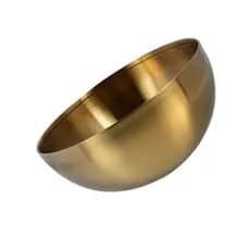 Tigela Dourado 20cm Inox Saladeira