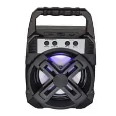 Caixa Alto Falante Portátil Com Usb / Fm E Bluetooth Sem Fio Caixinha Ecooda EC617