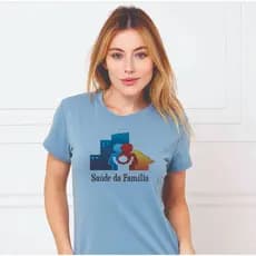 Camiseta Saude Da Familia, SUS Estilo Agente Publico Camiseta Da Saude Urbana Inteira Plus size