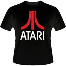 CAMISA LOGO ATARI RETRÔ CAMISETA VINTAGE GAME MALHA CONFORTAVÉL ENVIO IMEDIATO