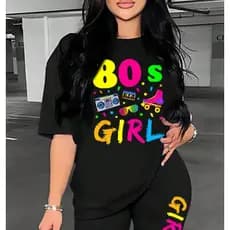 Camiseta Girl Anos 80 Flash Back Novo Camiseta Unissex Moda Flash Back Lançamento Promoção