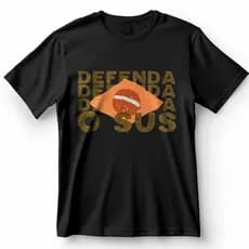 Blusa Defenda O SUS Sistema Único Saúde Brasil Blusa Camisa 100% Algodão Plus size