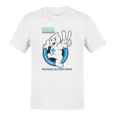 Blusa Camisa Blusa Zé Gotinha Vacinação Dia V Enfermagem SUS Saúde Campanha Profissionais da Saúde