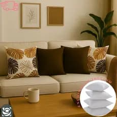 Kit 04 Almofadas Cheias 45cm x 45cm Decoração Sala Ou Quarto Diversas Estampas
