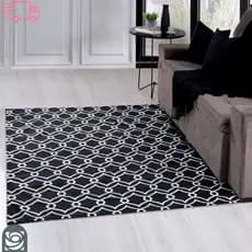 Tapete Geometrico PVC Emborrachado Para Sala Decoração