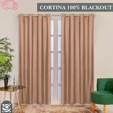 Cortina Blackout PVC Diversos Tamanhos Corta 100% a Luz