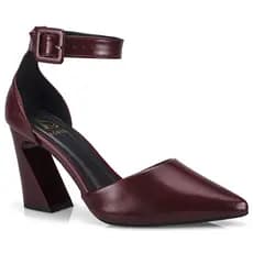 Scarpin Sandália Feminina com Salto Bloco Grosso Lini 12000