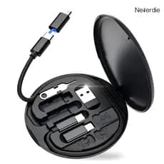 Kit 1/2/3 Adaptador de Carregamento Rápido 60W Tipo-C para Micro USB