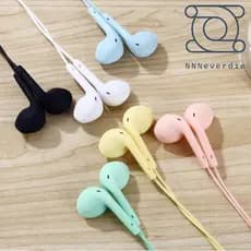 Fone De Ouvido Macaron com fio e microfone