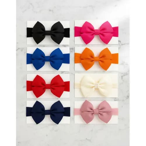 Tiara Faixa Cabelo Bebê Mesversário Laço Infantil Luxo Enxoval bebê